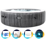 Intex PureSpa Greywood luxuriöser Bubble Whirlpool - 4P